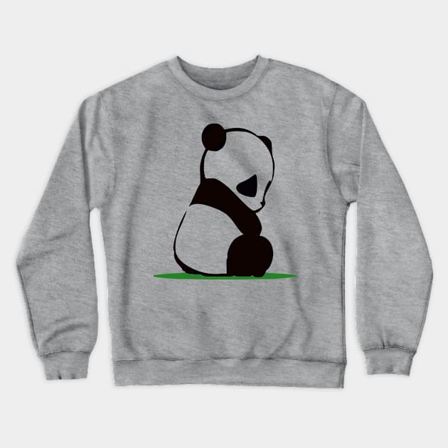 Cute panda Crewneck Sweatshirt by Goda's mind